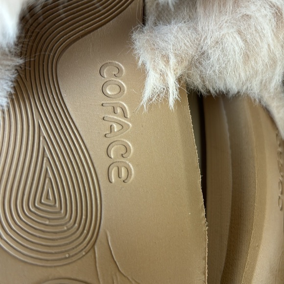 🍁💐Cozy Faux Fur Slide Sandals - Cream - Picture 3 of 4